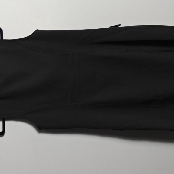 MAX STUDIO NWT Elegant Black Sleeveless Faux Wrap Dress w/ Buttons Size Large - Picture 12 of 15